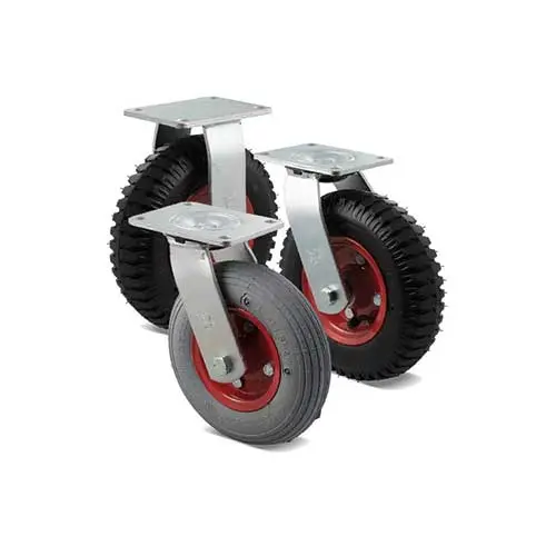 Pneumatic castors