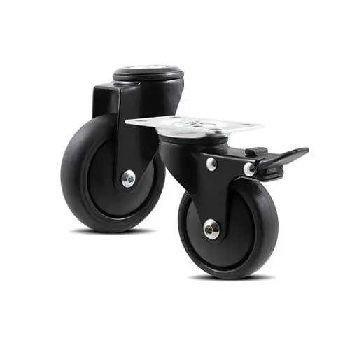 Midnight black series castors